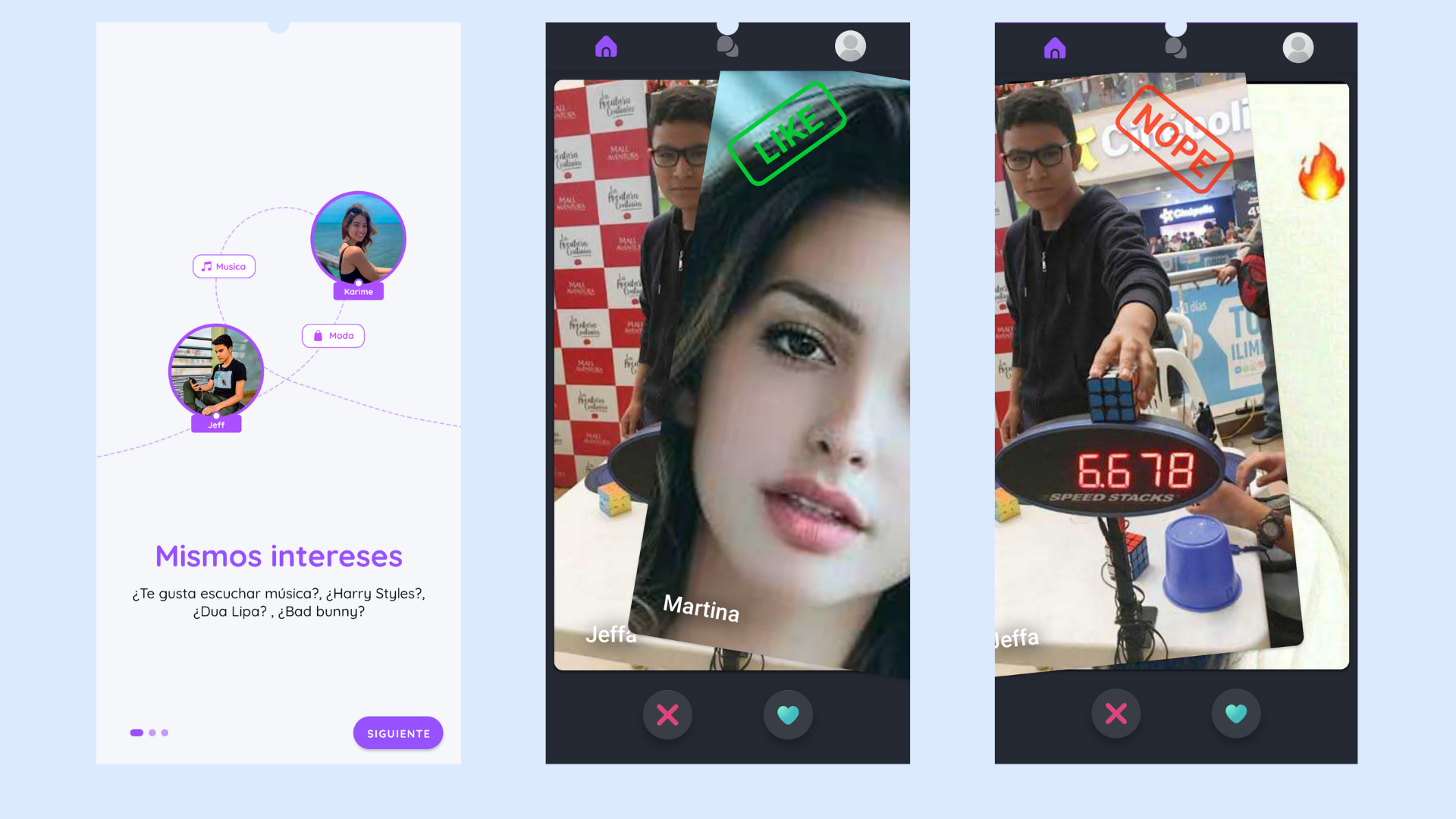 Dating App - vista 1